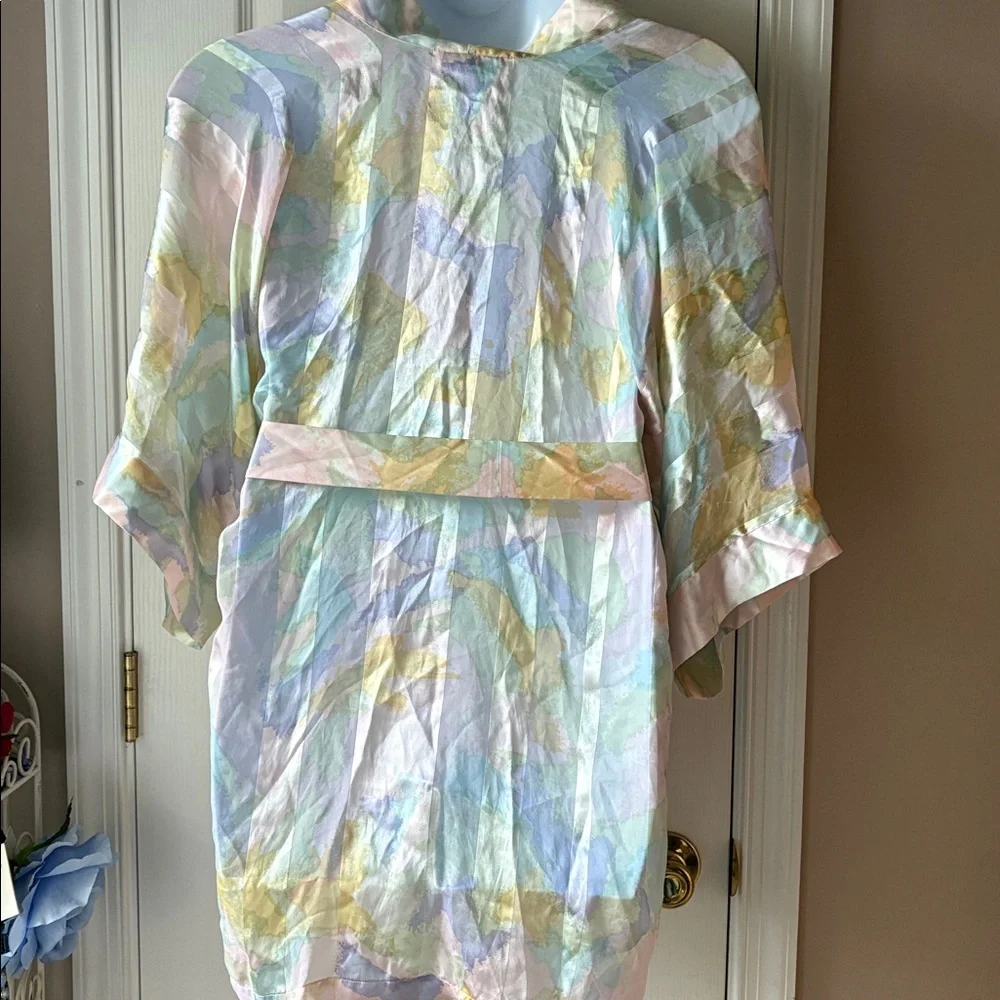 100% Silk robe. - Picture 3 of 6